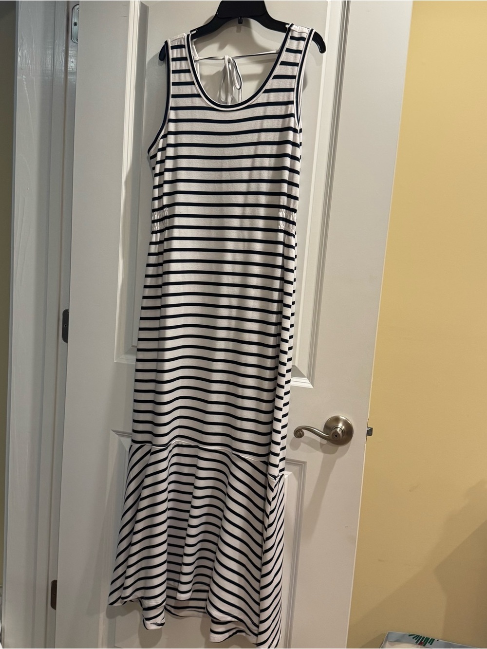 Sunday Striped Sleeveless Maxi Dress